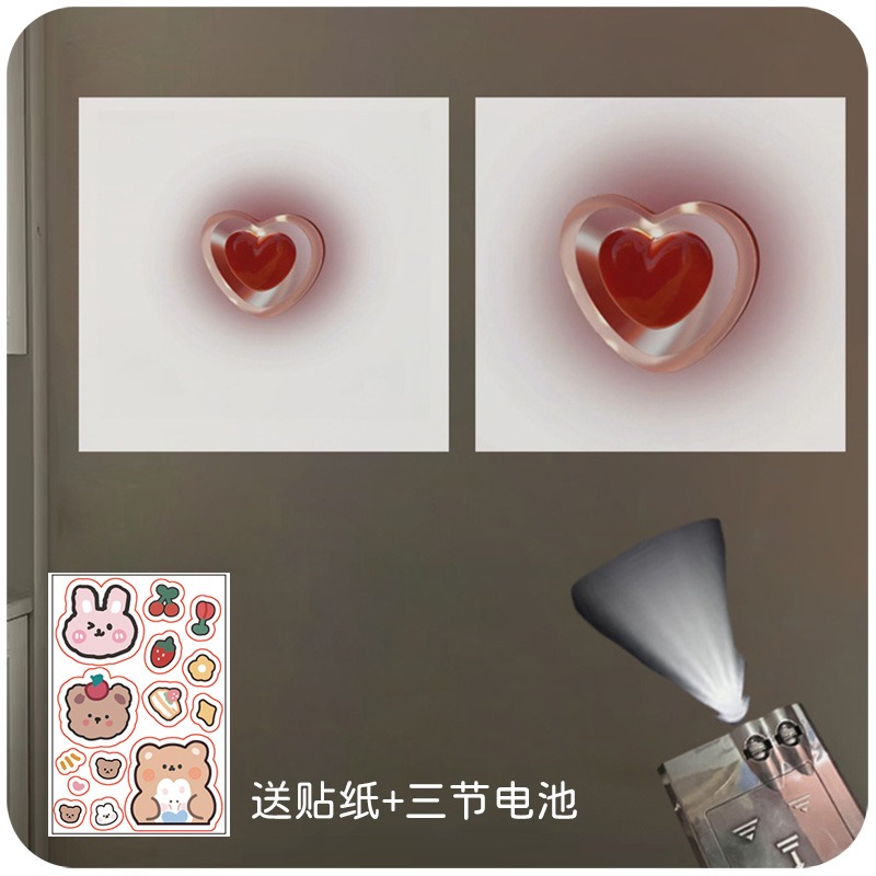 ins表白動態投影燈浪漫告白場景佈置投影儀生日快樂裝飾拍照道具-細節圖8