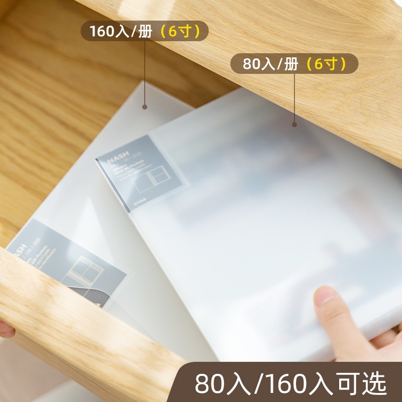 時代良品3寸6寸裝相冊本紀念冊插頁式家庭相冊大容量本拍立得影集-細節圖2