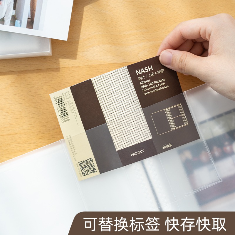 時代良品3寸6寸裝相冊本紀念冊插頁式家庭相冊大容量本拍立得影集-細節圖5