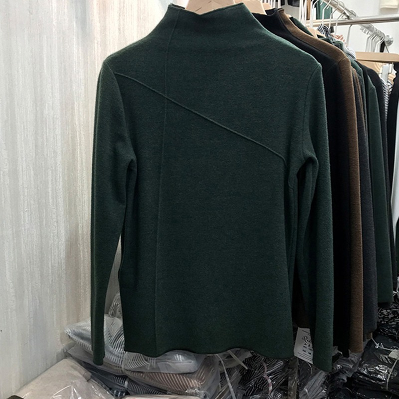 加厚雙面德絨打底衫女秋冬內搭保暖顯瘦洋氣加絨長袖上衣-細節圖2
