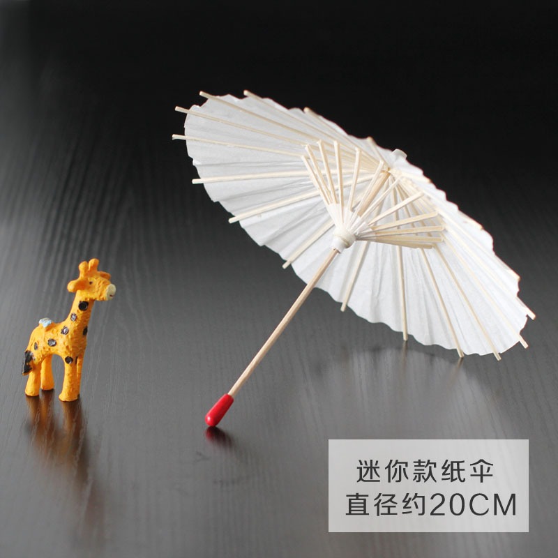 空白兒童油紙傘diy手工繪畫傘材料手繪塗鴉塗色道具幼兒園小雨傘-細節圖6