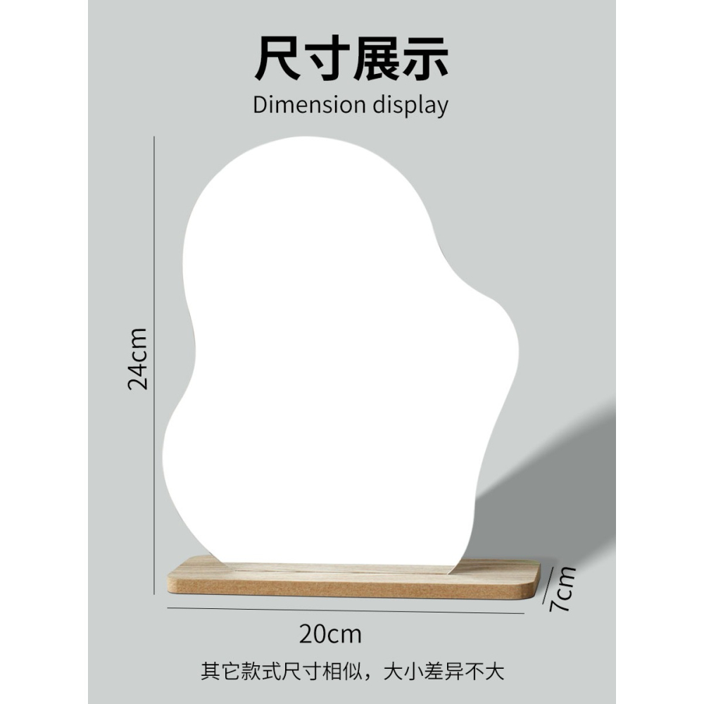 超輕粘土鏡子diy材料包裝飾改造鬱金香無毒彩泥花束套裝網紅同款-細節圖4