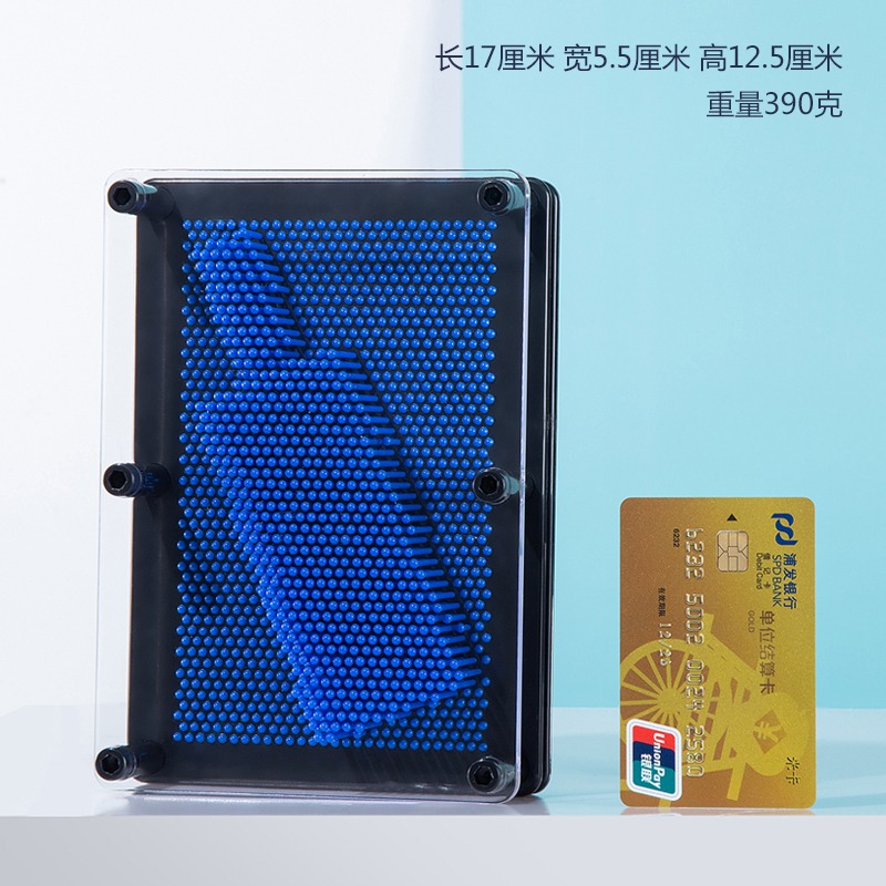 3d立體百變針畫臉印手印腳模三維針雕創意兒童節生日禮物抖音玩具-細節圖7