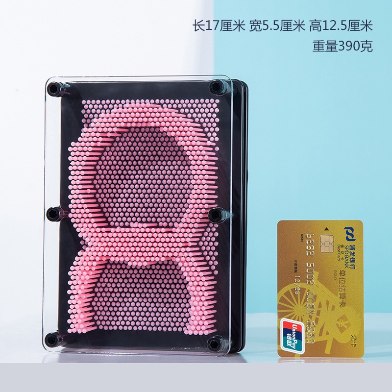 3d立體百變針畫臉印手印腳模三維針雕創意兒童節生日禮物抖音玩具-細節圖10