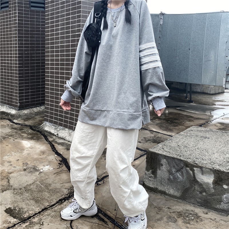 日系古著衛衣女寬松潮ins慵懶風薄款vintage早秋外套-細節圖3
