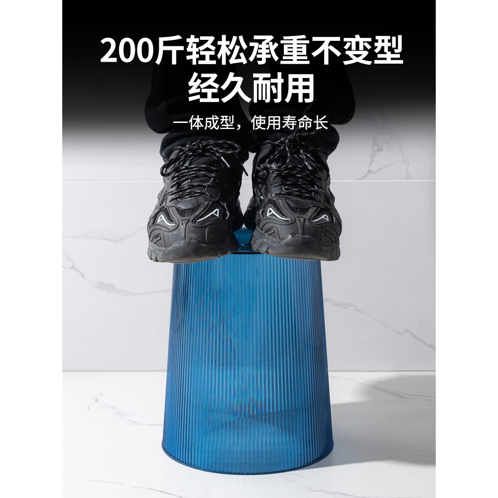 高顏值垃圾桶家用客廳衛生間廁所廚房辦公室網紅臥室收納桶紙簍筒-細節圖3
