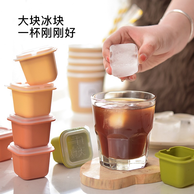 冷凍百香果模具冰格分裝盒金桔檸檬茶冰塊神器易脫模小盒子食品級-細節圖3