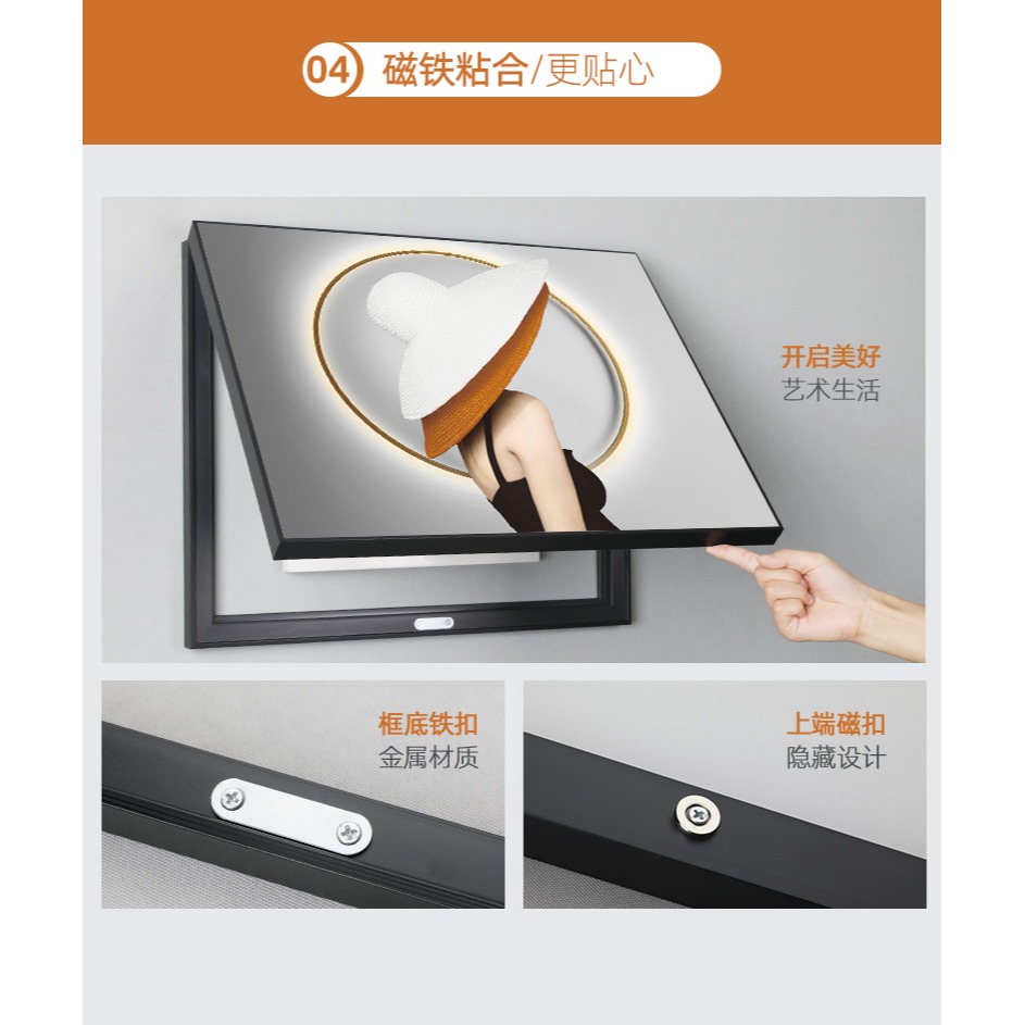 現代輕奢人物電表箱裝飾畫免打孔後現代配電箱遮擋壁畫電閘箱掛畫-細節圖10