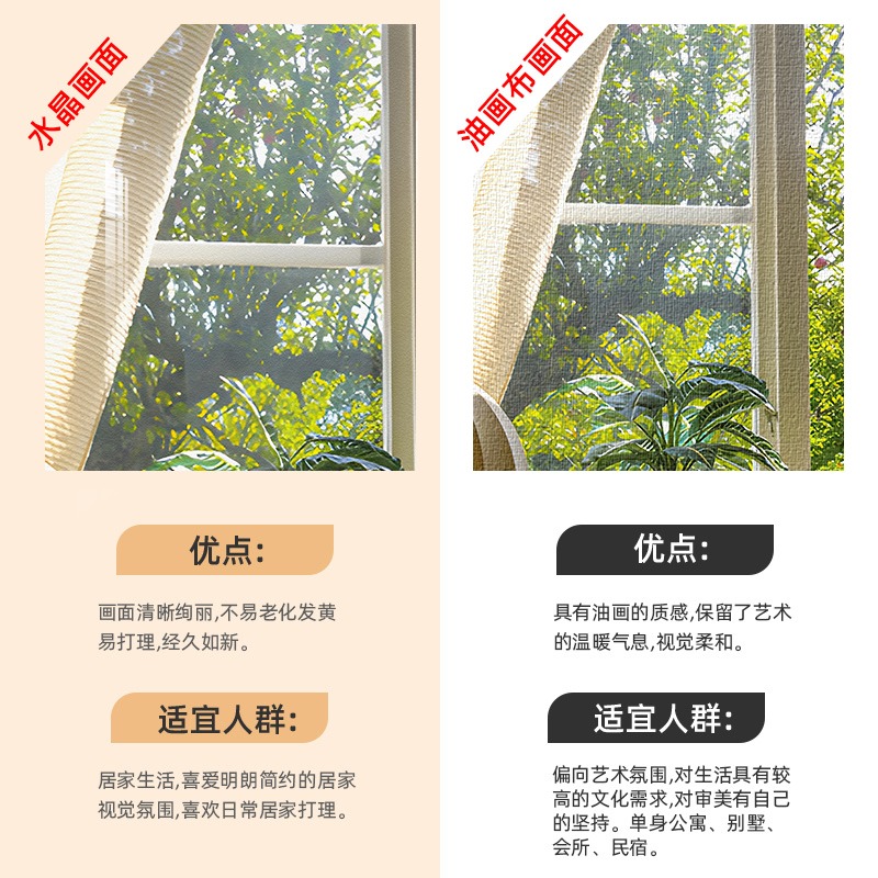 北歐臥室裝飾畫ins風牀頭掛畫窗戶風景餐廳民宿房間壁畫客廳擺畫-細節圖5