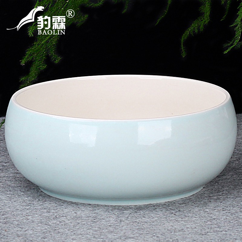 茶洗缸大號特大水盂功夫筆洗茶具盆配件大全家用品白瓷單個茶杯洗-細節圖3