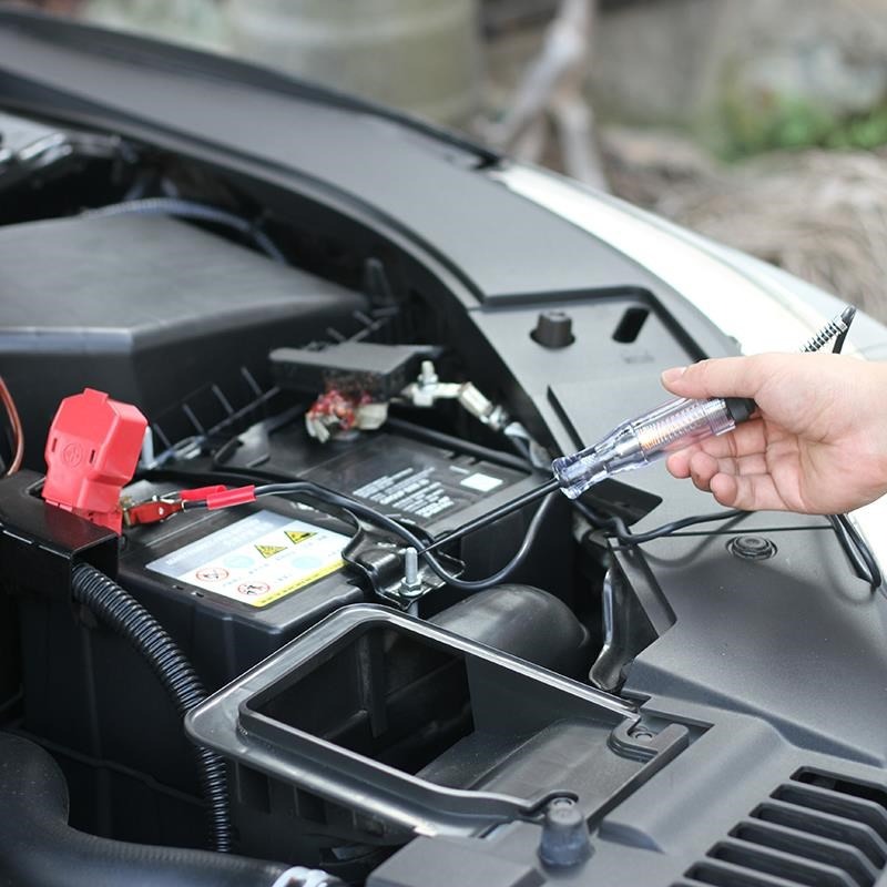 汽車測量電路6V/12V/24V測電筆驗電筆車用試電筆試燈電路檢修工具-細節圖3