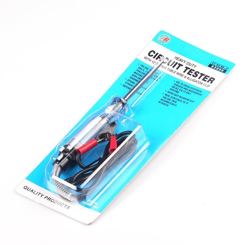 汽車測量電路6V/12V/24V測電筆驗電筆車用試電筆試燈電路檢修工具-細節圖4