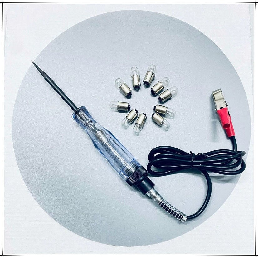 汽車測量電路6V/12V/24V測電筆驗電筆車用試電筆試燈電路檢修工具-細節圖8