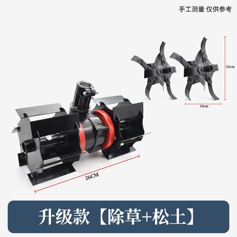 防繞草割草機背負式鋤草輪鬆土輪開溝輪配件總稱翻土耕地除草刀片-細節圖4