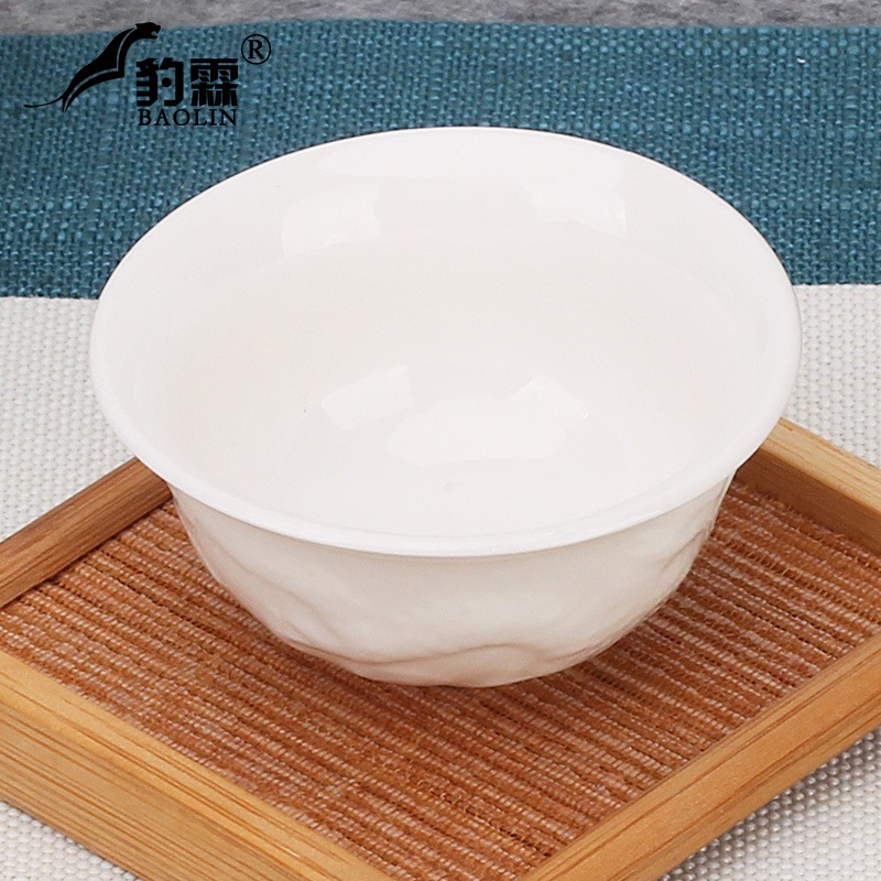 白瓷單杯功夫小茶杯陶瓷茶盞茶碗家用客廳單個白色品茗杯青花瓷-細節圖2