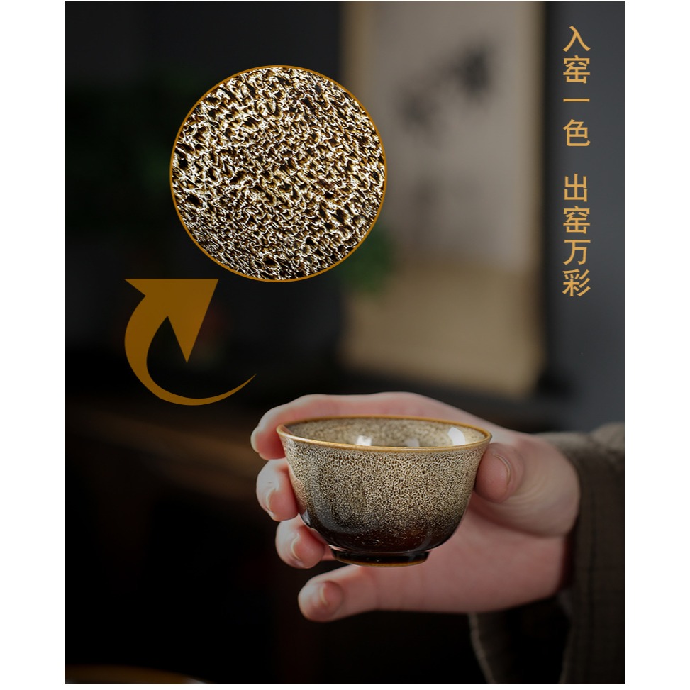 窯變款陶瓷單個茶洗大茶碗養魚種花種菜碗日常家用辦公室會客茶洗-細節圖9