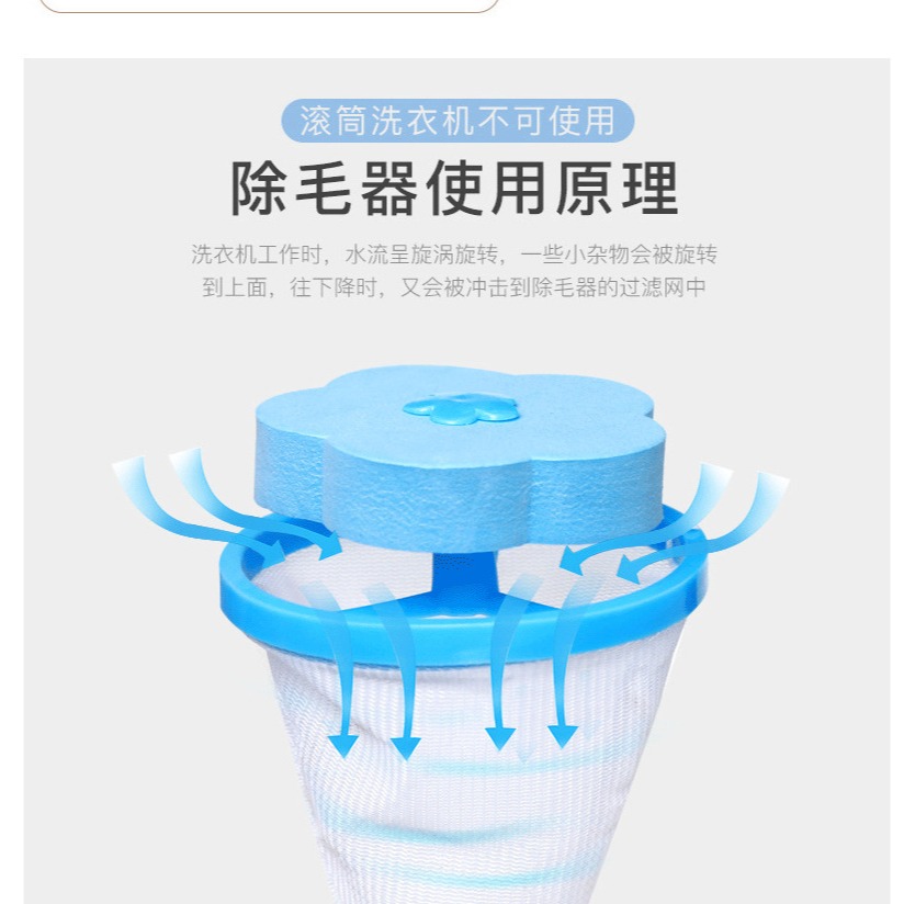 洗衣機過濾網袋滾筒漂浮除毛器通用網兜袋衣物細網護洗袋清潔毛球-細節圖6