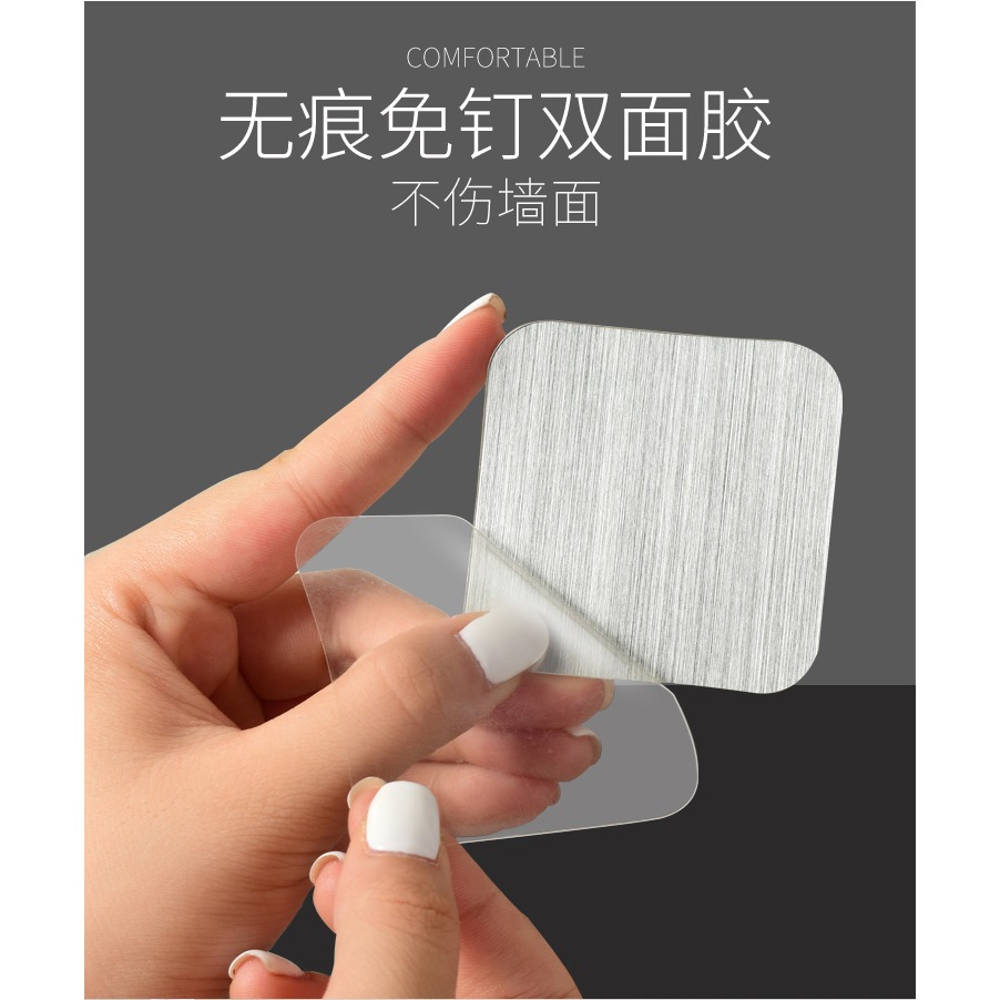 掛鉤強力粘膠免打孔無痕墻壁吸盤廚房浴室門後壁掛超強力承重粘鉤-細節圖7