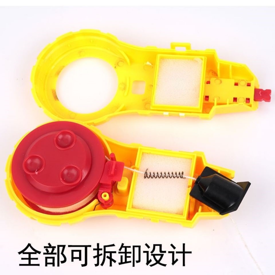 墨斗木工工具彈線器電動全自動劃線器手搖木鬥線劃線畫線器-細節圖4