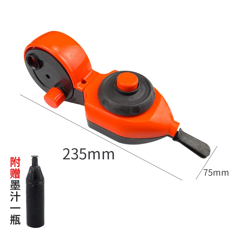 墨斗木工工具彈線器電動全自動劃線器手搖木鬥線劃線畫線器-細節圖6