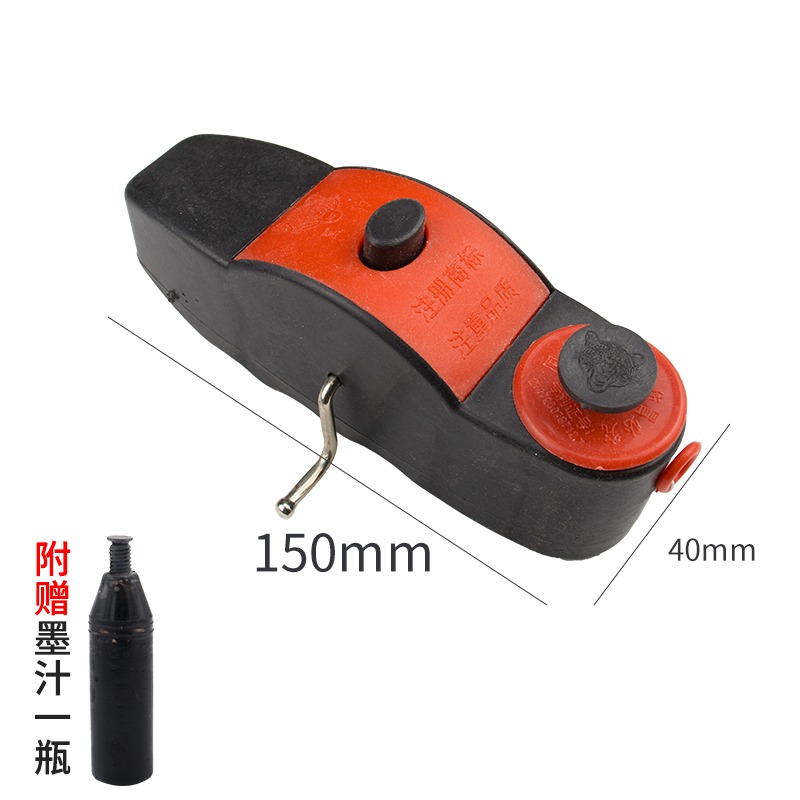 墨斗木工工具彈線器電動全自動劃線器手搖木鬥線劃線畫線器-細節圖7