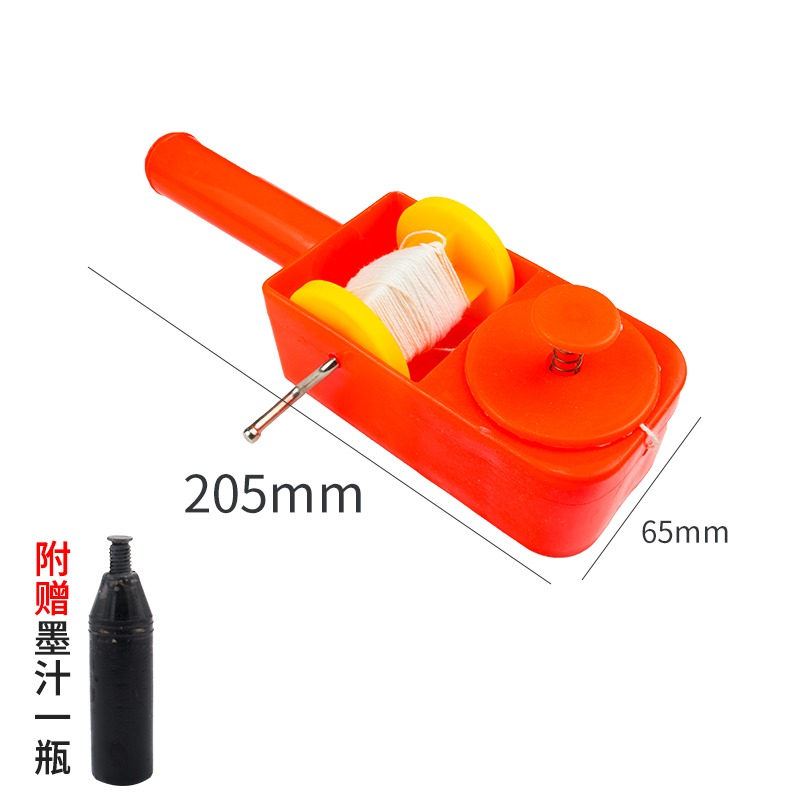 墨斗木工工具彈線器電動全自動劃線器手搖木鬥線劃線畫線器-細節圖9