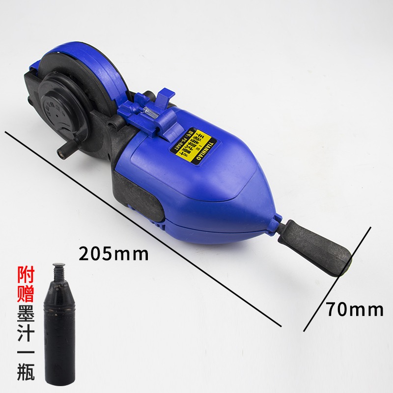 墨斗木工工具彈線器電動全自動劃線器手搖木鬥線劃線畫線器-細節圖10