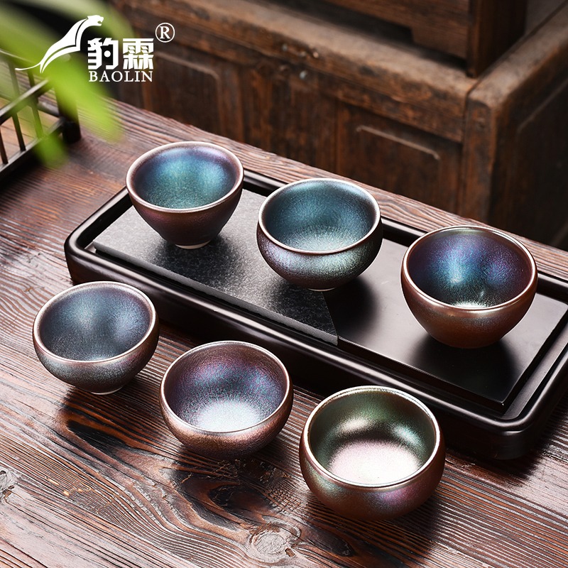 建盞茶杯主人杯個人專用純手工建窯建盞大號品茗杯功夫茶家用茶盞-細節圖2