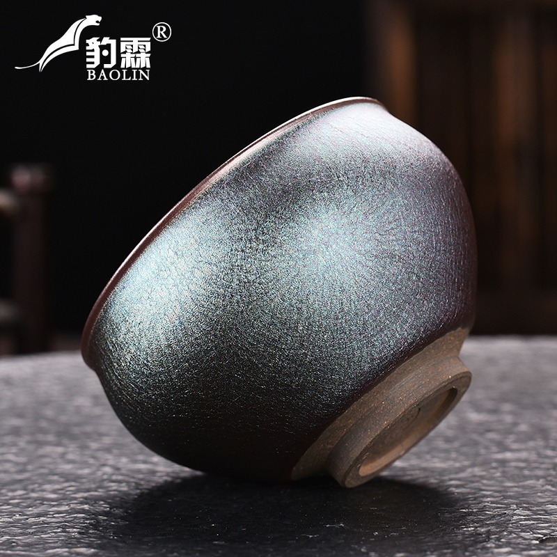 建盞茶杯主人杯個人專用純手工建窯建盞大號品茗杯功夫茶家用茶盞-細節圖4