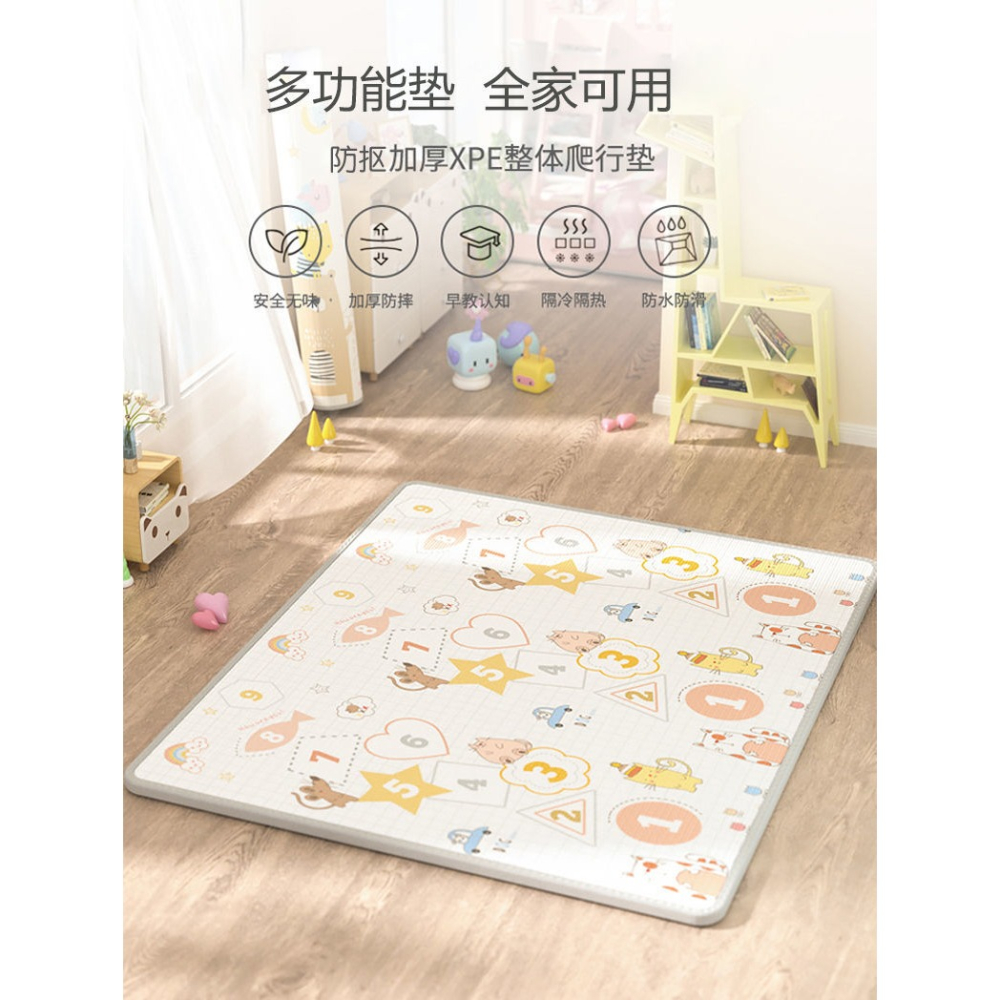 寶寶爬行地墊爬爬墊特價清倉家用嬰兒加厚特厚爬行墊泡沫批發墊子-細節圖8