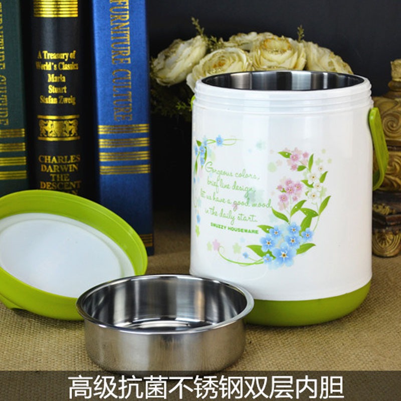 超大號雙層保溫提桶 不銹鋼真空保溫高提鍋 大容量保溫飯盒手提式-細節圖3