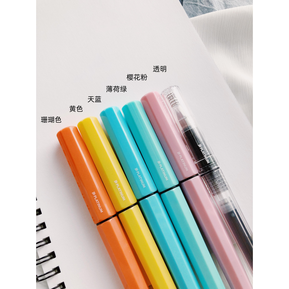 嶼魚 日本PLATINUM/白金小流星鋼筆pq200學生練字日常辦公墨水筆-細節圖10