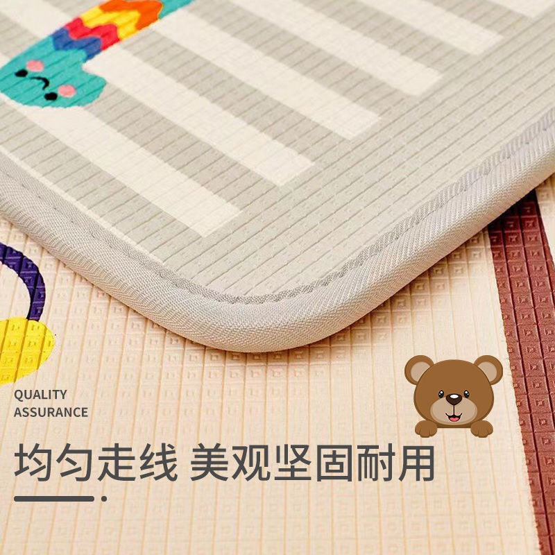 寶寶爬行墊加厚家用嬰兒童爬爬墊定製無毒無味xpe泡沫客廳地墊子-細節圖2