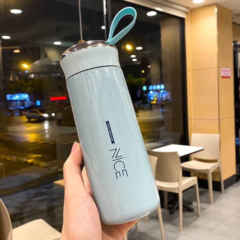 商務保溫杯子女士水杯子男學生304不銹鋼便攜ins簡約泡茶杯禮品杯-細節圖7