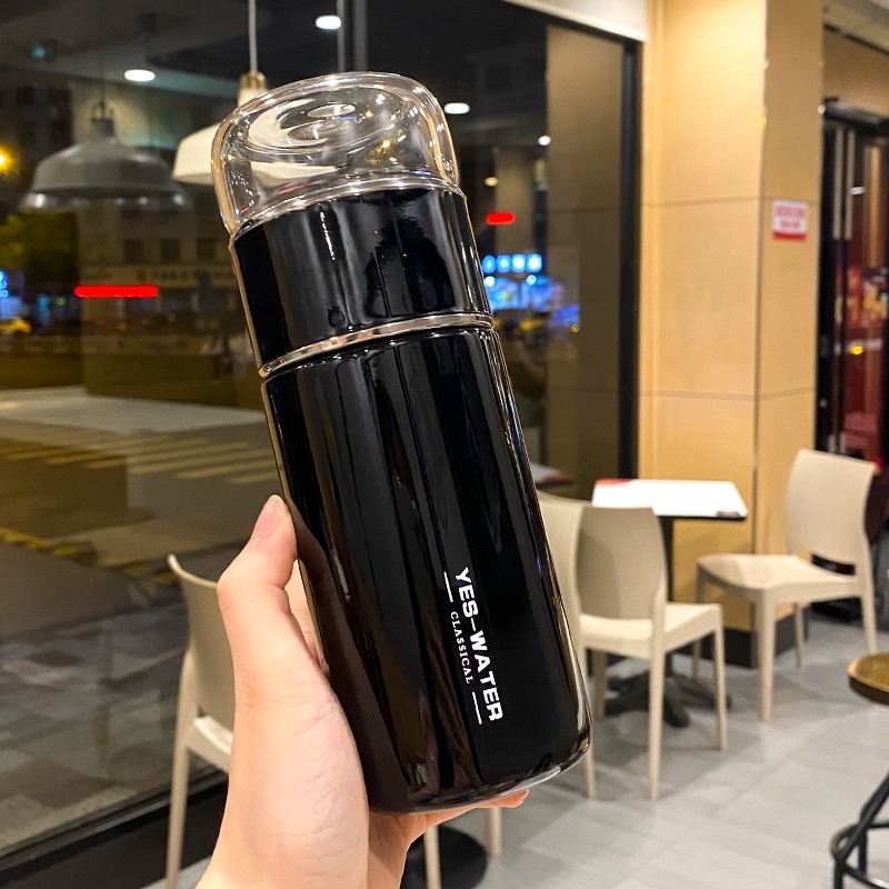 學生花茶杯子簡約可愛網紅ins便攜泡茶水杯茶水分離保溫杯女茶隔-細節圖10