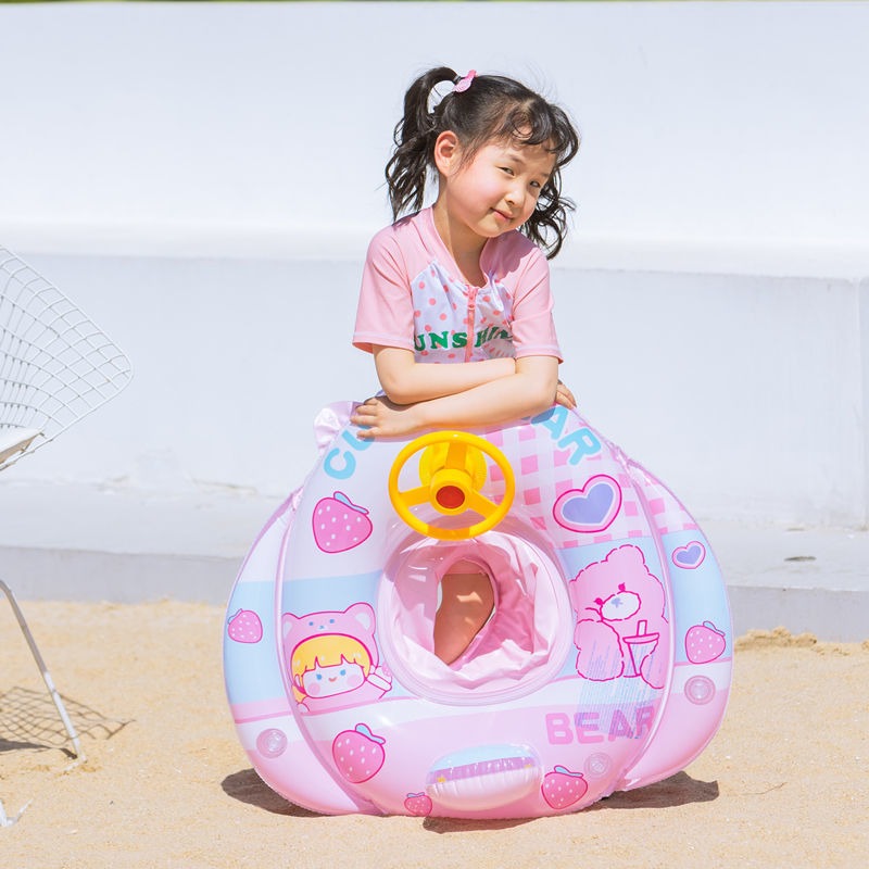 游泳圈兒童坐圈加厚嬰幼兒水泡男寶寶救生圈1-3-6歲小女孩腋下圈-細節圖2