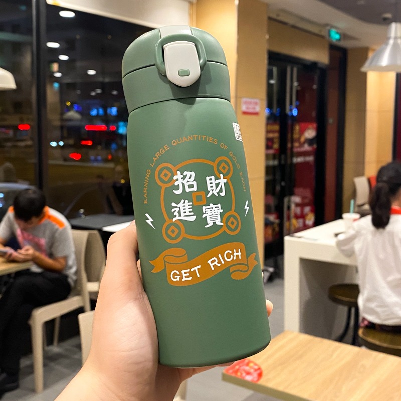 彈蓋保溫杯女學生簡約便攜國潮高檔水杯大容量男創意個性潮流杯子-細節圖7