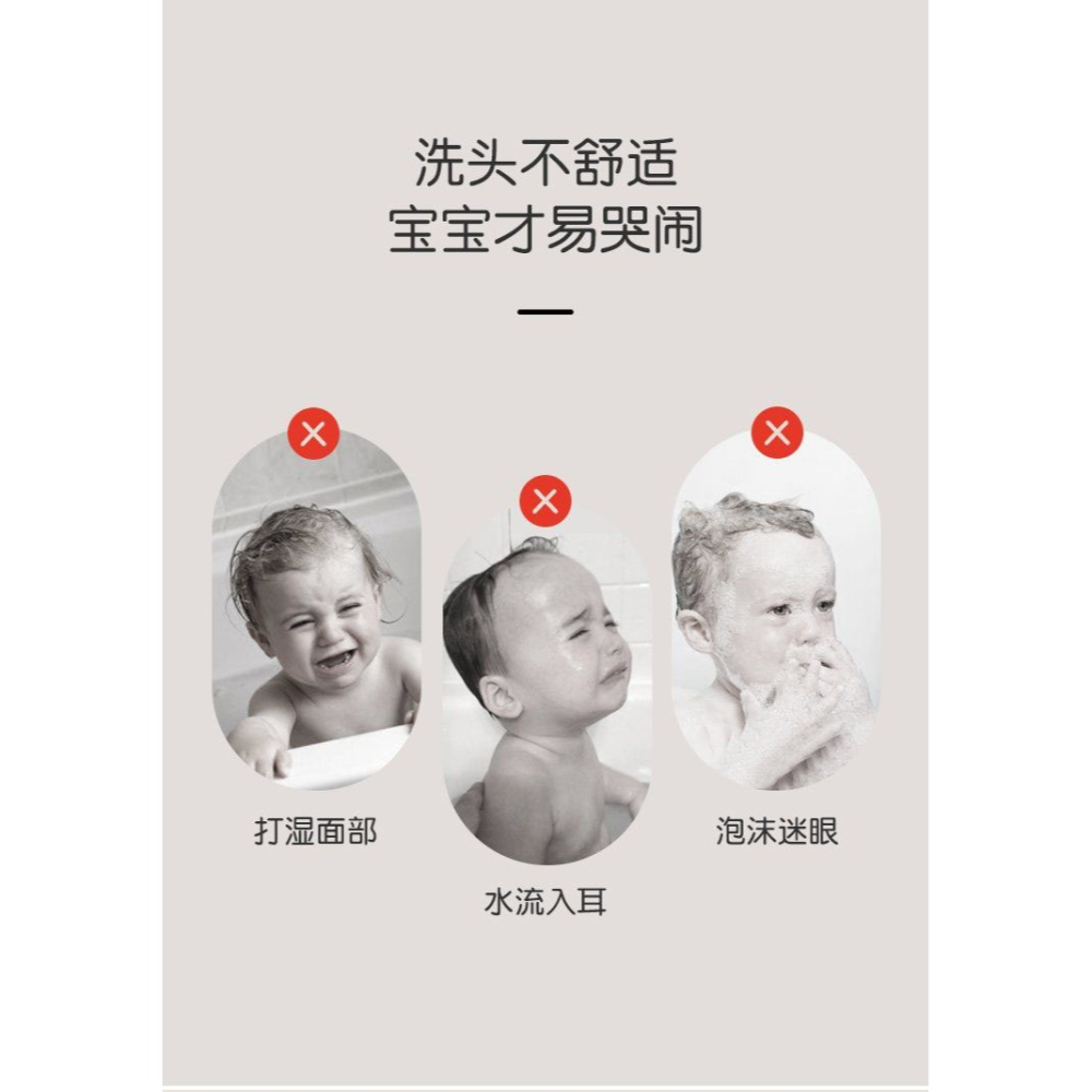 寶寶洗頭神器兒童擋水帽嬰兒洗澡浴帽小孩洗頭發防水護耳朵遮水帽-細節圖7