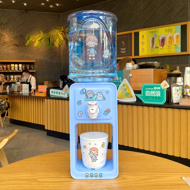 2000ml大容量飲水機可愛家用迷你水桶不加熱臺式小型學生宿舍凈水-細節圖7