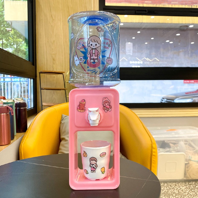 2000ml大容量飲水機可愛家用迷你水桶不加熱臺式小型學生宿舍凈水-細節圖8