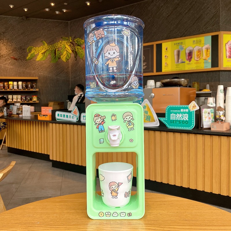 2000ml大容量飲水機可愛家用迷你水桶不加熱臺式小型學生宿舍凈水-細節圖9