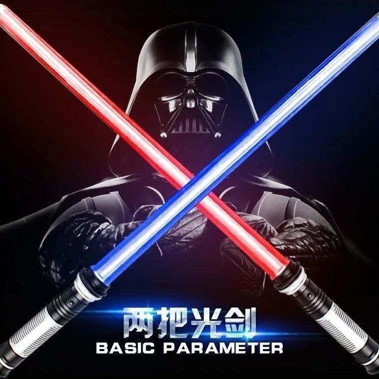 兒童光劍玩具星球大戰原力激光劍道具可伸縮變色熒光棒炫酷的打光-細節圖6