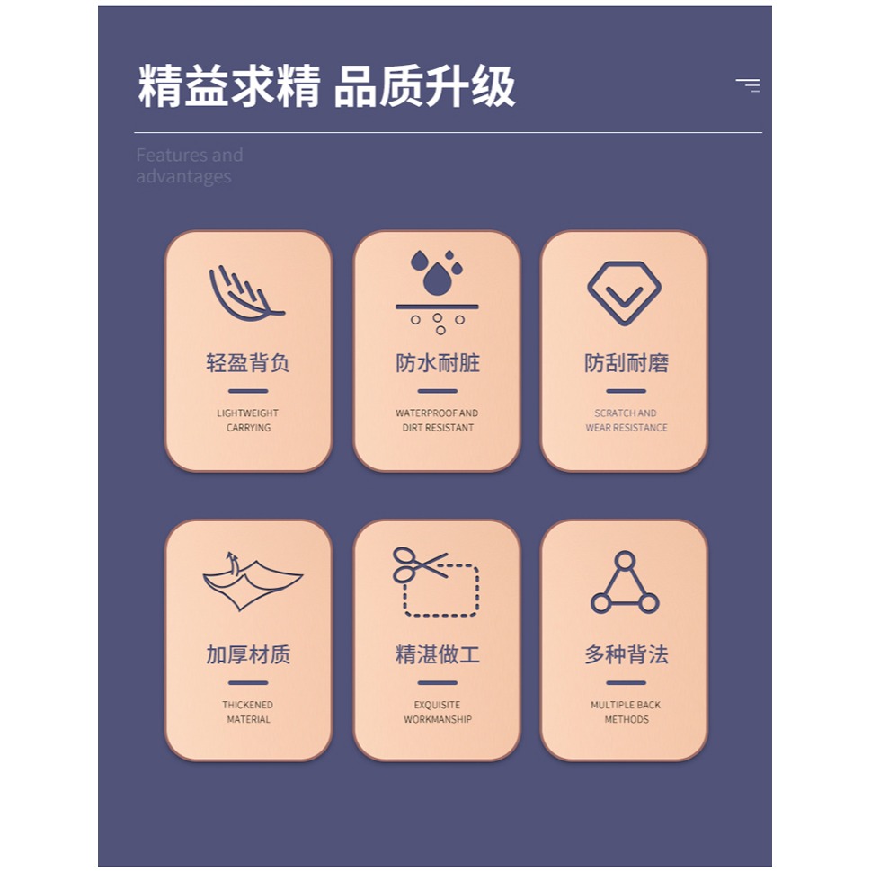 兒童帆布補習袋手提書包防水大容量可雙肩補課包小學生單肩斜挎包-細節圖7