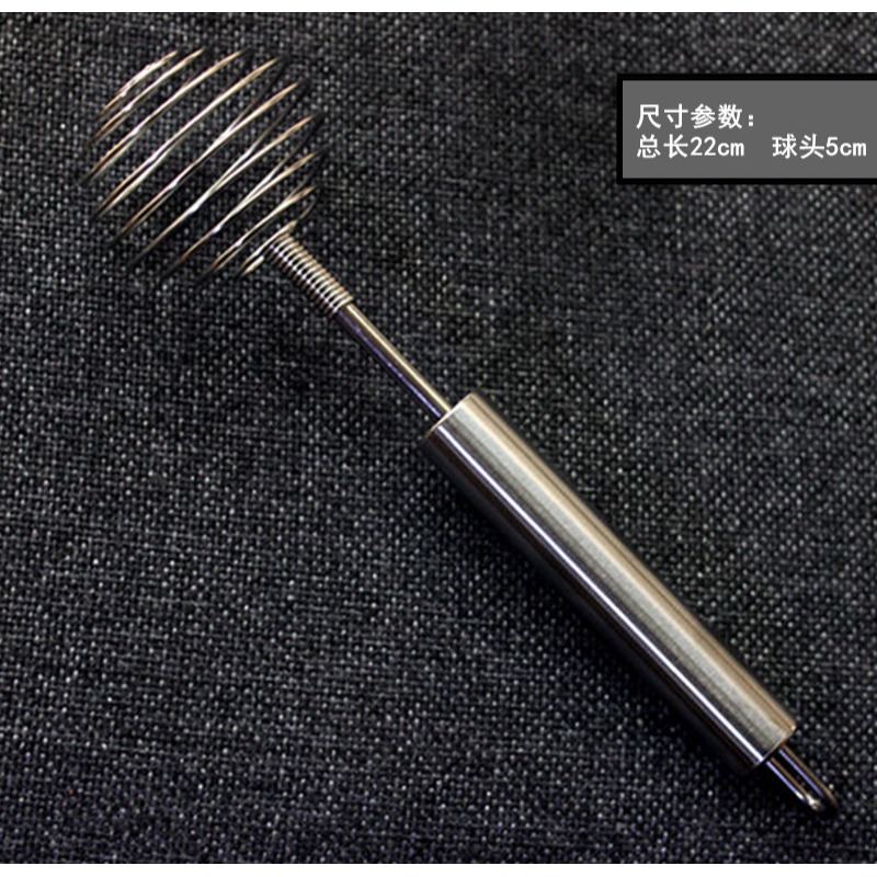 螺旋球形不銹鋼手動打蛋器拌雞蛋奶油蛋清牛奶黃油小烘焙工具 2支-細節圖5