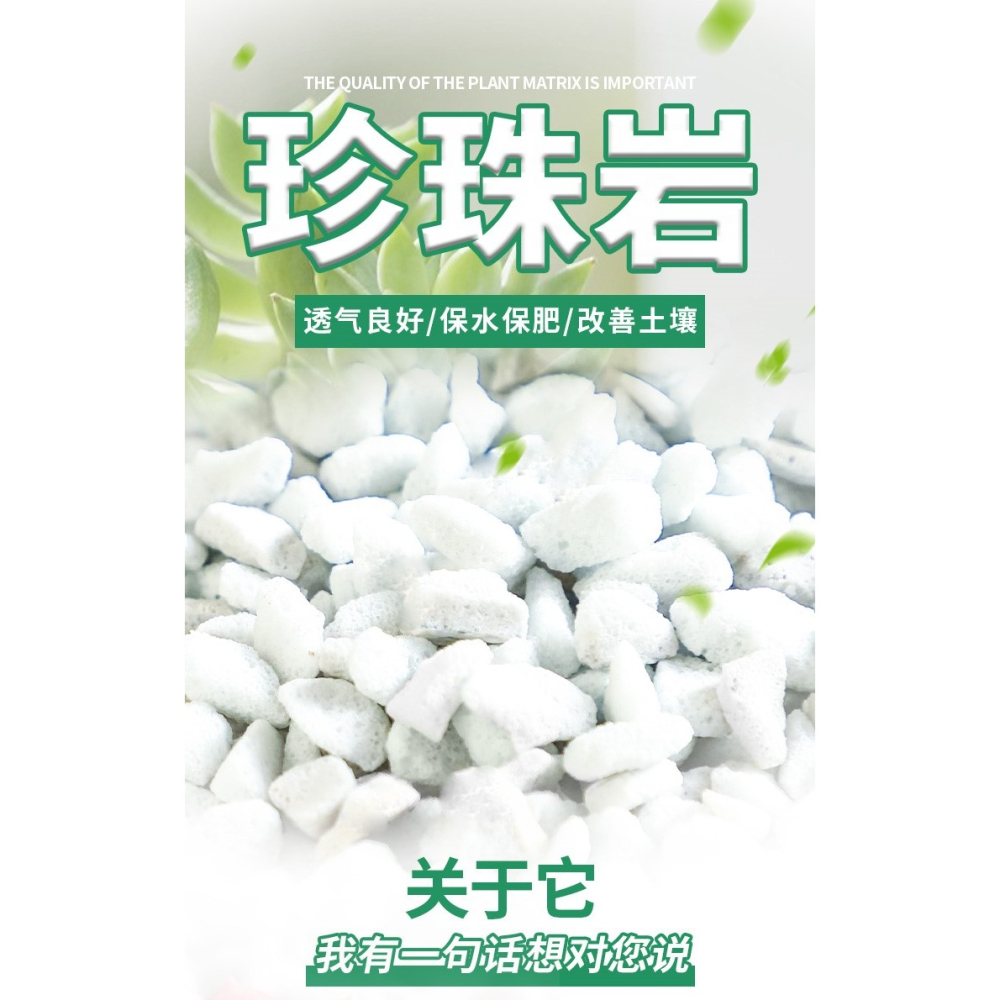 大顆粒珍珠巖園藝蛭石多肉蘭花專用土大包植料養花用營養土包郵-細節圖5