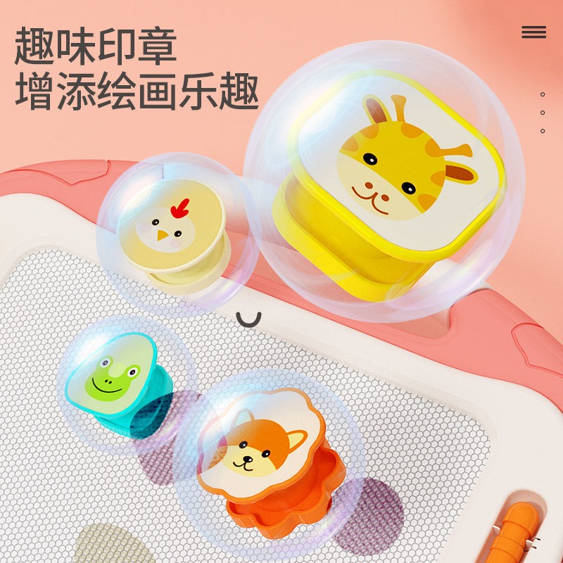 兒童畫板家用磁性寫字板塗鴉畫板帶桌子可擦小黑板寶寶益智早教-細節圖4