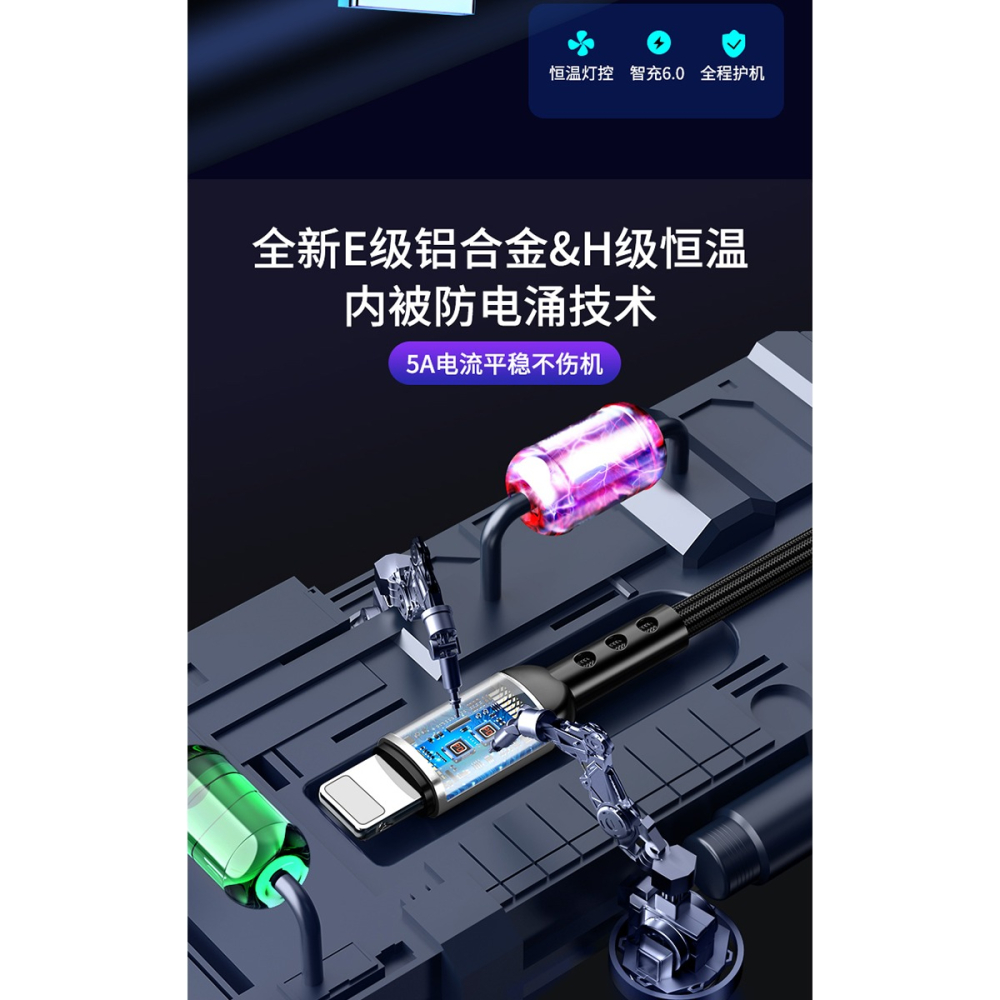 適用於蘋果數據線iPhone充電線器X手機7plus快充6s加長8p正品6閃充ipad快充max自動2m斷電pro原裝快-細節圖8