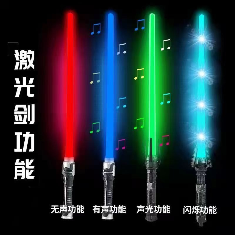 光劍玩具星球大戰激光劍原力變裝兒童刀劍道具伸縮熒光棒抖音熱款-細節圖5