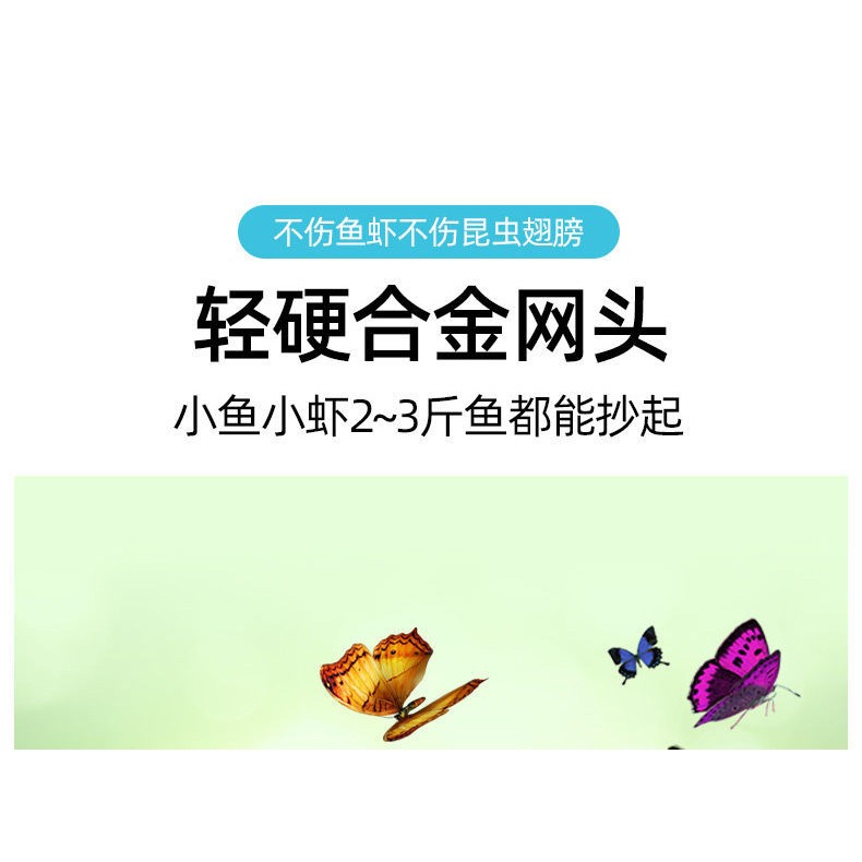 撈魚網兜兒童撈魚網捕蝴蝶昆蟲小孩伸縮小抄網捕蟲網漁網戶外玩具-細節圖10