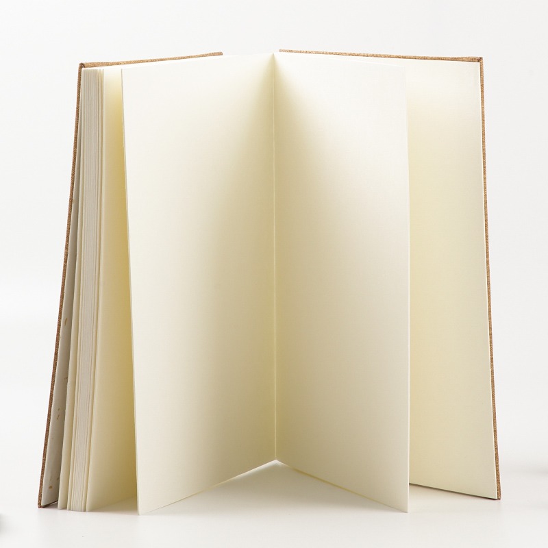 冊頁宣紙本毛筆書法國畫手工空白折頁雙層加厚仿古生宣書畫創作專用紙小楷國展復古高檔作品紙抄經本空白冊-細節圖4